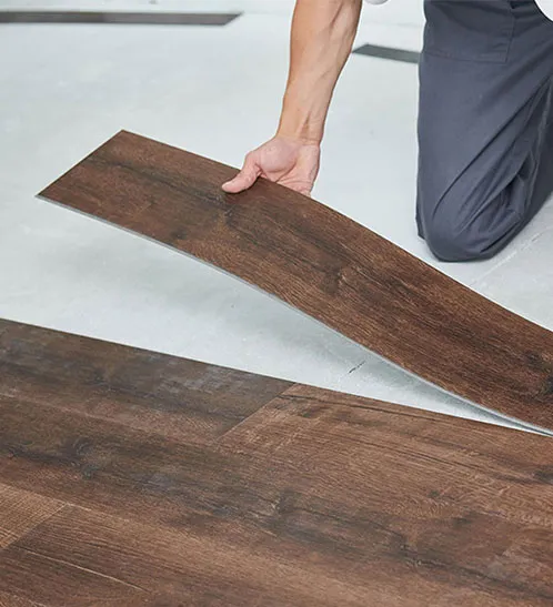 During-vinyl-installation Vinyl installation | Echo Flooring Gallery