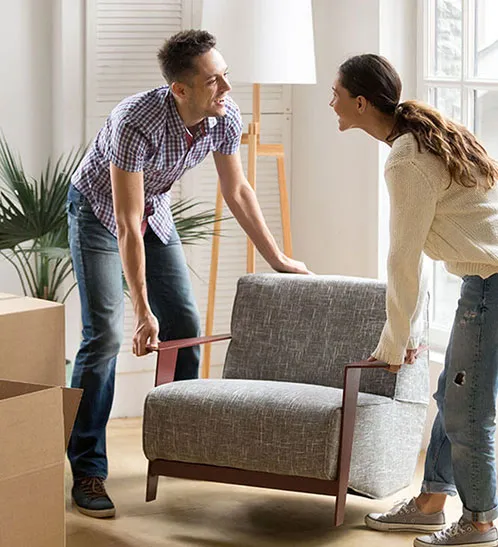 Couple Moving chair | Echo Flooring Gallery