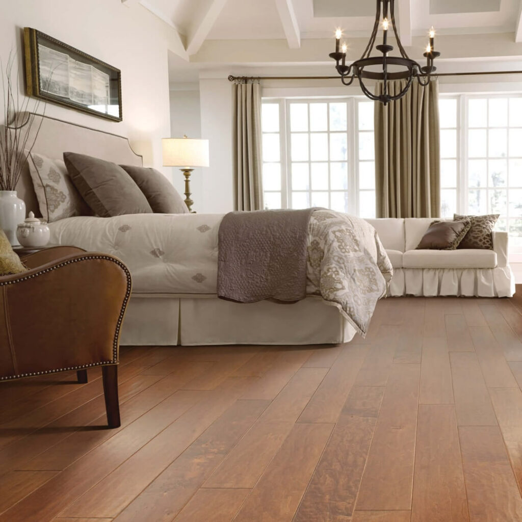 Bedroom hardwood | Echo Flooring Gallery