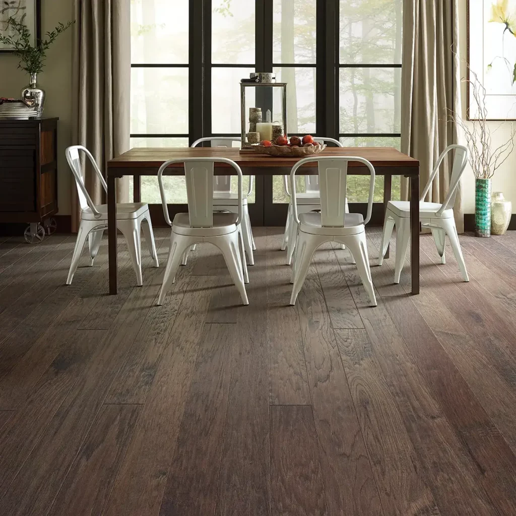 Hardwood in a dining room | Echo Flooring Gallery